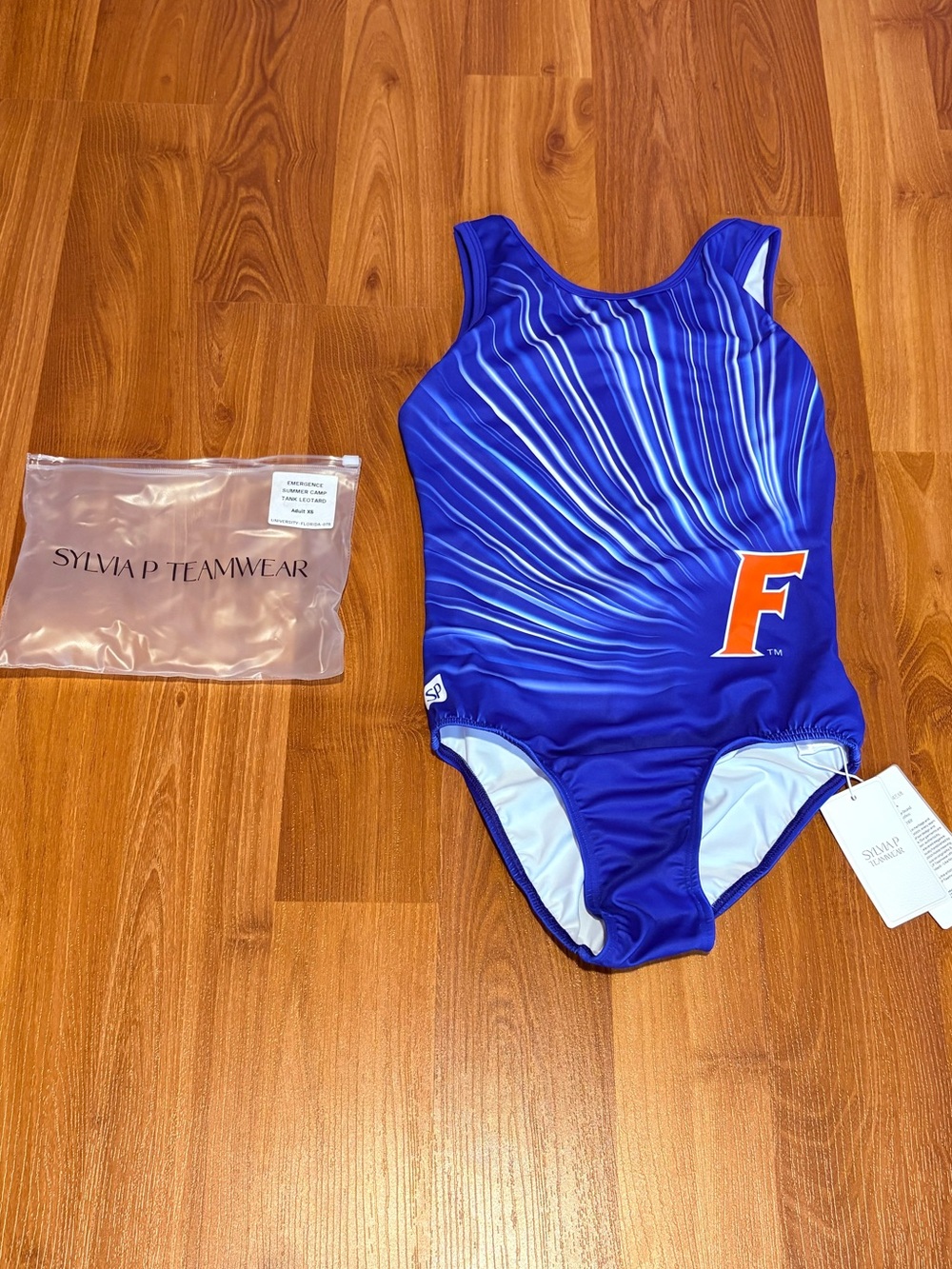 University of Florida Gators Gymnastics special edition Sylvia P leotard